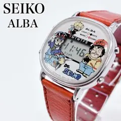 未使用 難ありALBA アニメタイム ドクタースランプ アラレちゃん わ 未使用 SEIKO アニメタイム ドクタースランプ アラレちゃん 日本製
