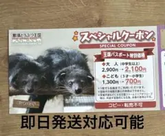 那須どうぶつ王国　スペシャルクーポン　割引券のサムネイル