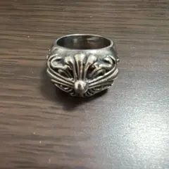 フローラルクロスモチーフ シルバーリング