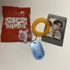 ♡StrayKids♡サウナキーリング♡トレカ♡チャンビン