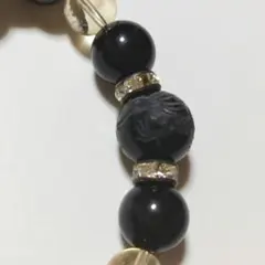 オニキス✕シトリンブレスレット