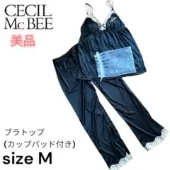 【美品】CECIL Mc BEE ルームウェア サテン 上下セットのサムネイル