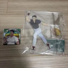 勇気爆発バーンブレイバーン ラウンドワンアクリルスタンド 缶バッジ イサミ