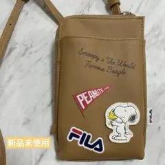 FIL A スマホショルダーバッグ　PEANUTS スヌーピー
