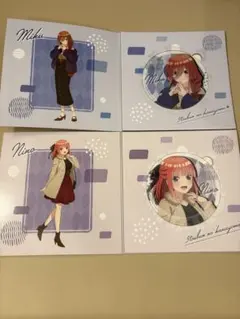 五等分の花嫁 ✱ アクリルコースターディスプレイ 2枚セット