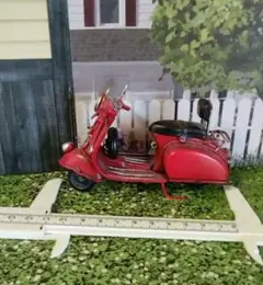 ブリキ　レトロ風　バイク