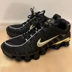 NIKE Shox TL ブラック ダイナミックイエロー メタリックシルバー
