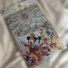東京ディズニーリゾート 40周年記念クリアファイル　2枚セット