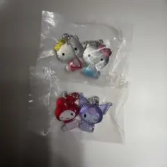 なかよしドロップチャーム キティ ミミィ＆マイメロディ クロミ セット　サンリオ