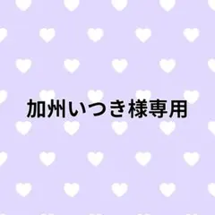 加州いつき様専用