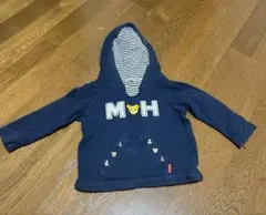 miki HOUSE フード付きトレーナー 90