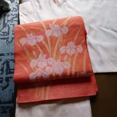 正絹　紗　袋帯　盛夏