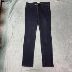 UNIQLO スキニーデニム 25インチ ダークブルー