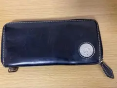 ヴィヴィアンウエストウッド ライダースウォレット ラウンドファスナー 長財布 黒