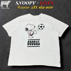 2020 リーバイス×スヌーピー コラボプリントTシャツ　実寸2XL以上