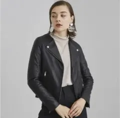 【美品】UNITED TOKYO ラムセミダブルライダース　サイズ1