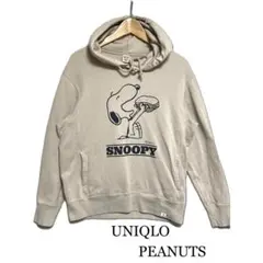 Mサイズ ユニクロ×PEANUTS SNOOPY パーカー ベージュ