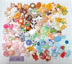 NO.48　100個　プラパーツ　デコパーツ　まとめ売り