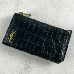 ✨超人気モデル✨サンローラン フラグメントケース クロコ カサンドラ YSL
