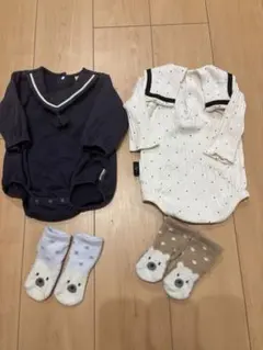 ロンパース　靴下　4点セット
