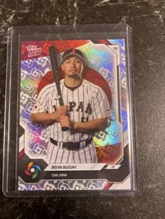 鈴木誠也 99枚限定 グリーンパラレル 2026 WBC Topps Now - メルカリ