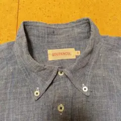 SOUTIENCOL REMAKE POLO_H リネンシャンブレー　size3