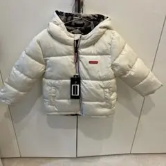 迷彩　リバーシブル　フード付き中綿コート