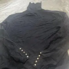 ZARA ブラック タートルネックニット