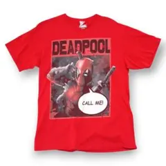 【美品】MARVEL デッドプール Tシャツ Mサイズ CALL ME!