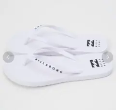 新品♡BILLABONG レディース ビーチサンダル ホワイト♡