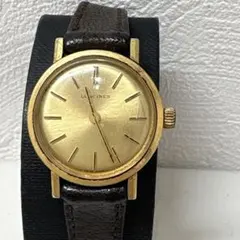 稼働 OLD LONGINES ロンジン 手巻き 純正リューズ ゴールド文字盤のサムネイル
