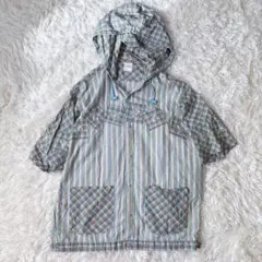 カールヘルム✨ロゴパッチワーク✨フード✨シャツ✨オーバーサイズ✨総柄カネコイサオ