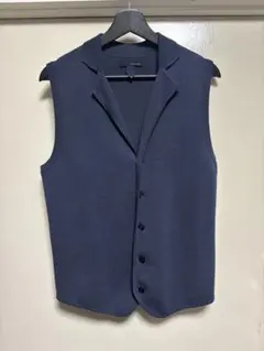 LARDIMI のコットンニットベストラルディーニ　ジレ　ノースリーブベスト