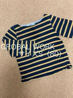GROBAL WORK グローバルワーク　80 トップス　ボーダー