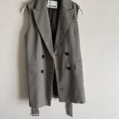 SLY OUTER チェック柄ダブルボタンベストのサムネイル