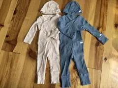 H&M オーガニックコットンロンパース2着セット