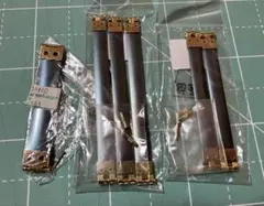 バネ口金 12cm 3枚、10cm 2枚、8.5cm 1枚 ※止め金付 全6枚