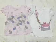 メゾピアノ Tシャツ2枚セット130
