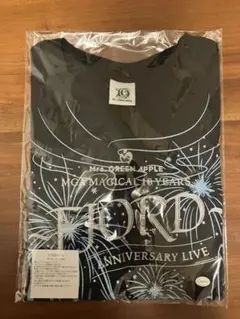 ミセスグリーンアップル　FJORD グリッターロゴTシャツ　ブラック　クロップド