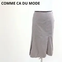 COMME CA DU MODE スカート 千鳥格子 ミディ丈 上品 きれいめ