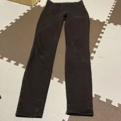 HEATTECH ダークブラウン スキニーパンツ Sサイズ