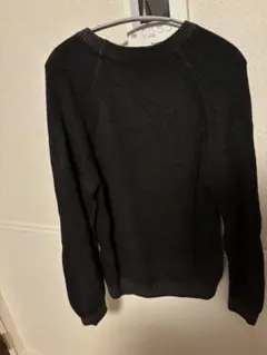 BEAUTY&YOUTH ブラックリブ編みセーター