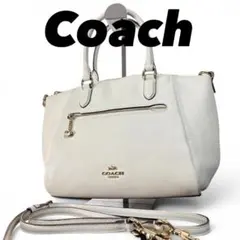 美品】 COACH エリス サッチェル ハンドバッグ 2way ショルダー - メルカリ