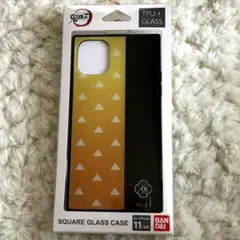 49 鬼滅の刃 スクエアガラスケース 我妻善逸 iPhone