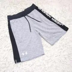 【人気】アンダーアーマー スポーツスタイル フリース ショーツ グレー L