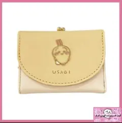 ちいかわ　バッジ　口金　三つ折り財布　うさぎ