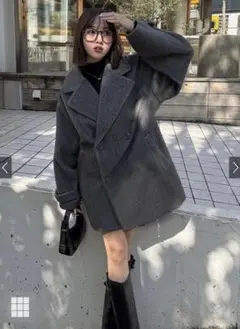 【GRL】シャギーコクーンコート[ze839]のサムネイル