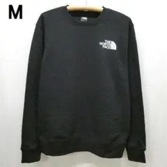 ザ ノースフェイス ロゴ スウェットシャツ トレーナー M 黒 ブラック