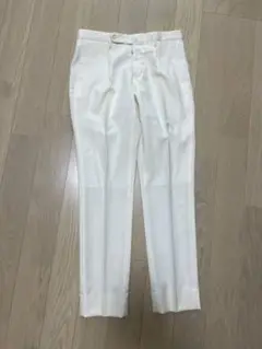 INCOTEX ホワイト スラックス
