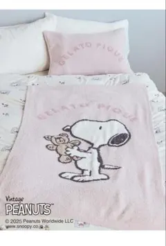 【新品・未開封】ジェラートピケ×スヌーピー　ジャガードブランケット　ピンク スヌーピー ブランケット ピンク｜ジェラートピケ / gelato